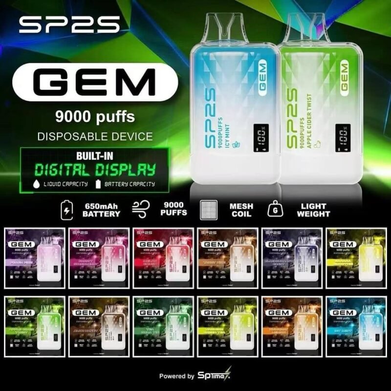 新品 思博瑞SP2S GEM 一次性9000口 拋棄式 液晶屏